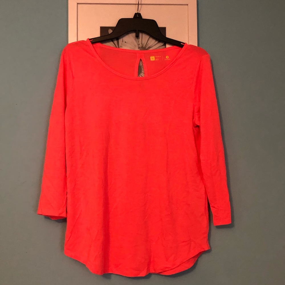 Pink xersion workout top